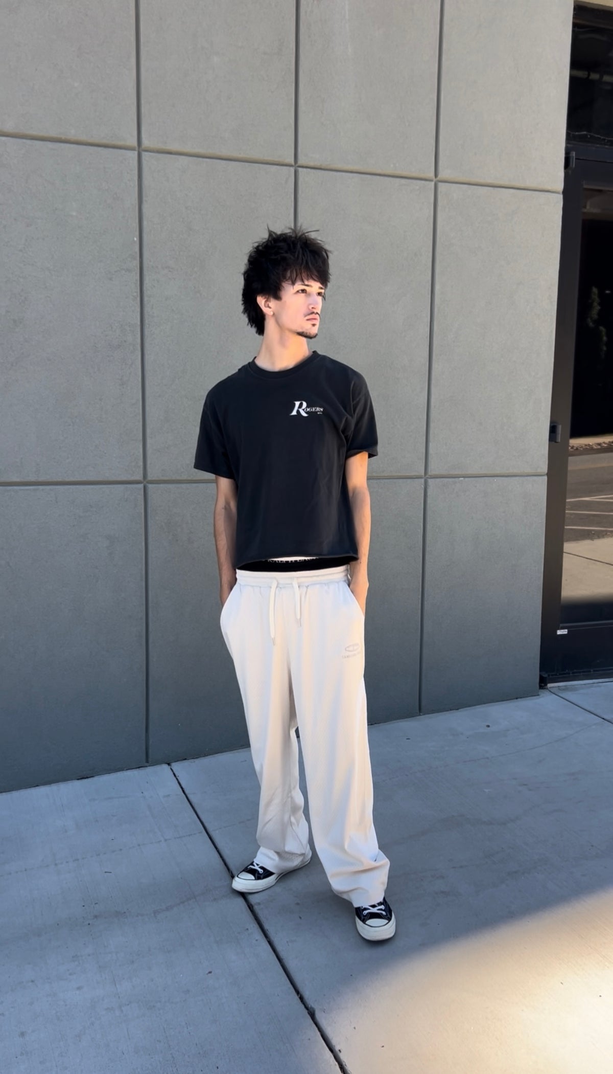 Cream Sweatpants