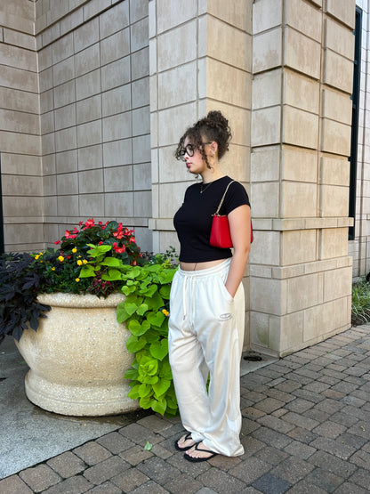 Cream Sweatpants